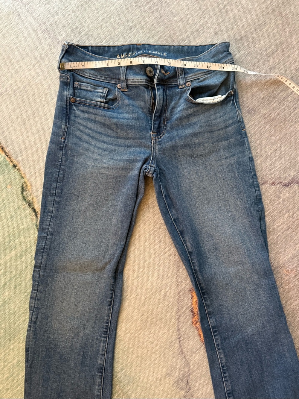 American Eagle Outfitters Mid-Rise kickboot - Blue - Picture 3 of 8